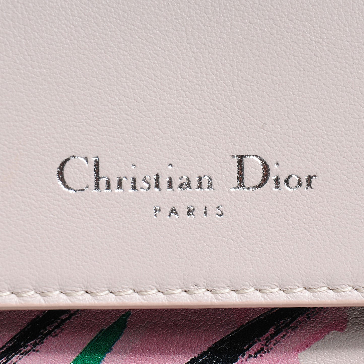 Smooth Calfskin Small Be Dior Flap Beige