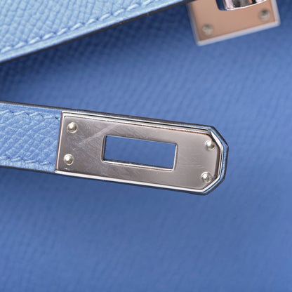 Hermes Epsom Kelly Sellier 25 Bleu Paradis 28 of 40