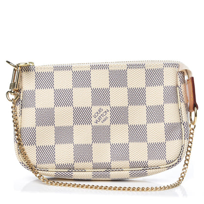 Louis Vuitton Damier Azur Mini Pochette Accessories 1 of 8