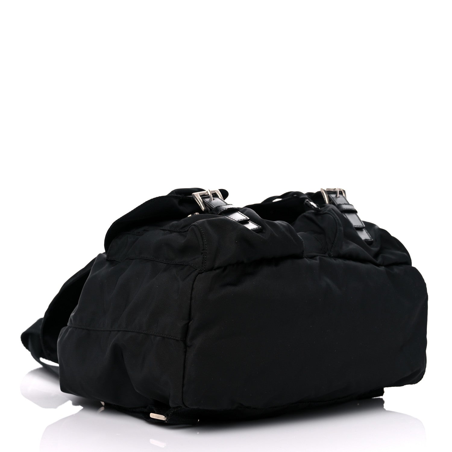 Prada Nylon Vela Medium Backpack Black 4 of 14