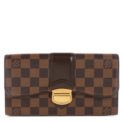 Louis Vuitton Damier Ebene Sistina Wallet 1 of 7
