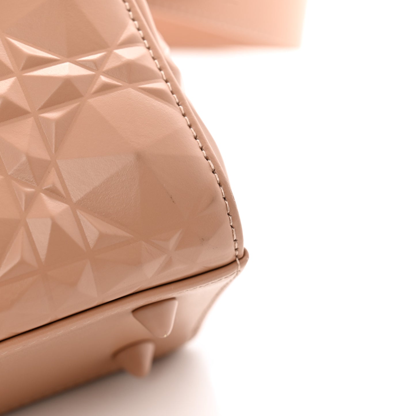 Calfskin Cannage Diamond Small My ABCDior Lady Dior Rose Des Vents