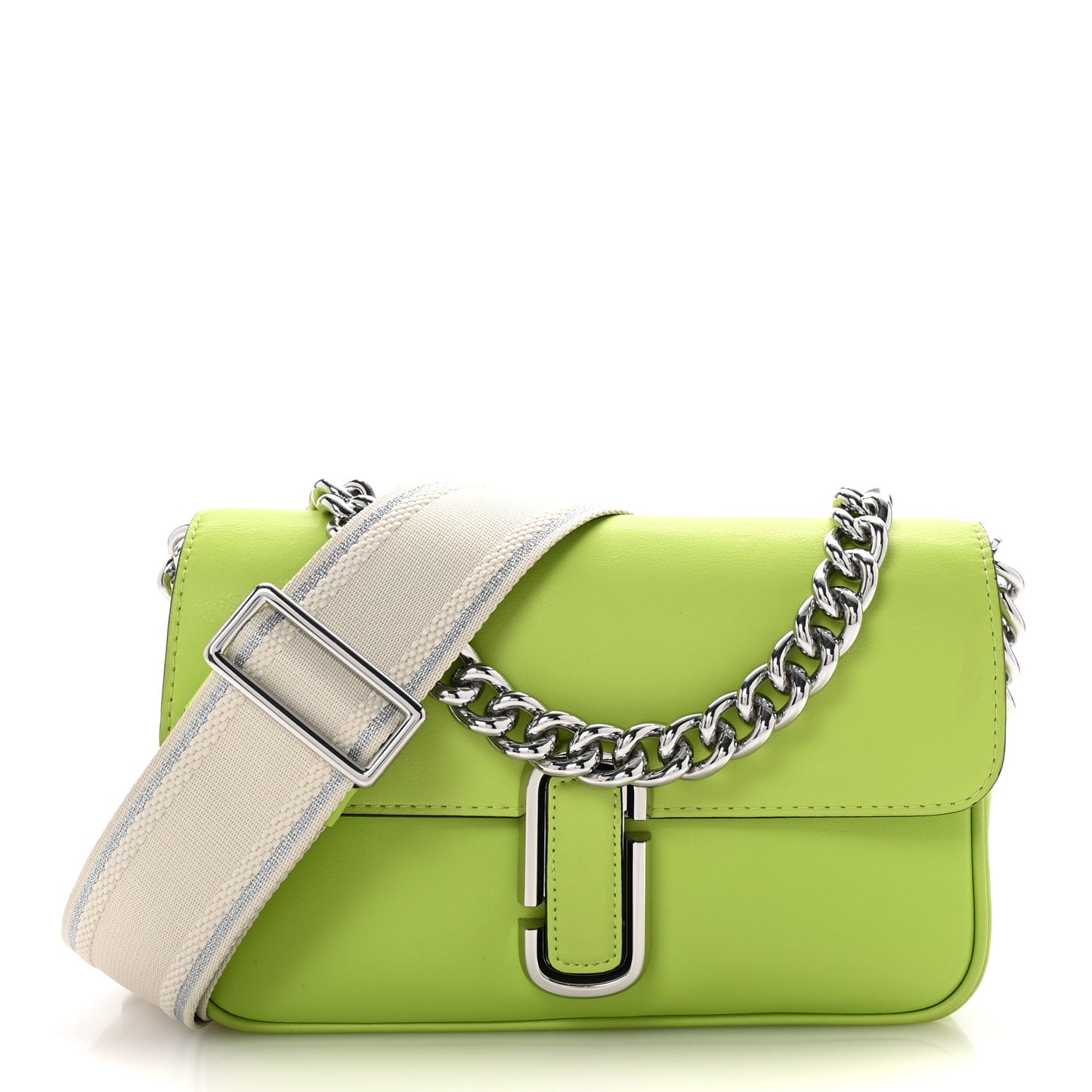 Calfskin The J Marc Shoulder Bag Green Glow