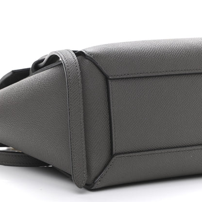 Celine Grained Calfskin Nano Belt Bag Grey 9 of 11