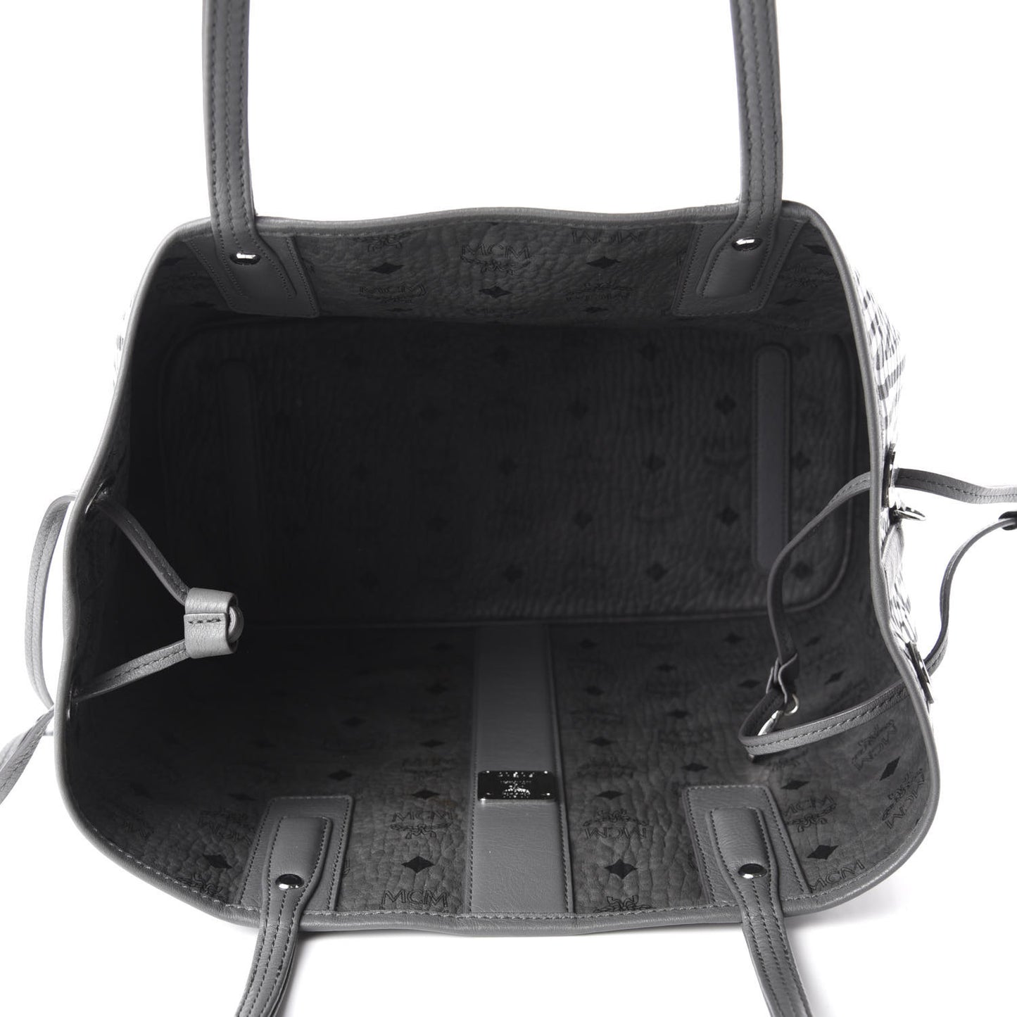 Visetos Medium Liz Reversible Shopper Tote Phantom Grey