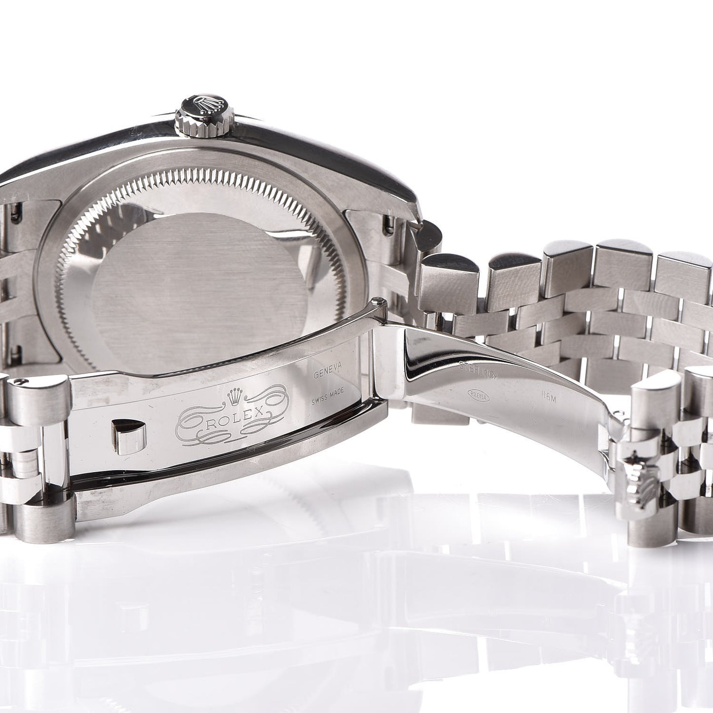 Stainless Steel 36mm Oyster Perpetual Datejust Watch Pink Flowers 116200