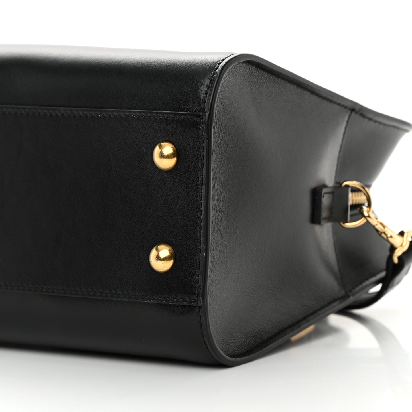Calfskin Monogram Baby Cabas Black