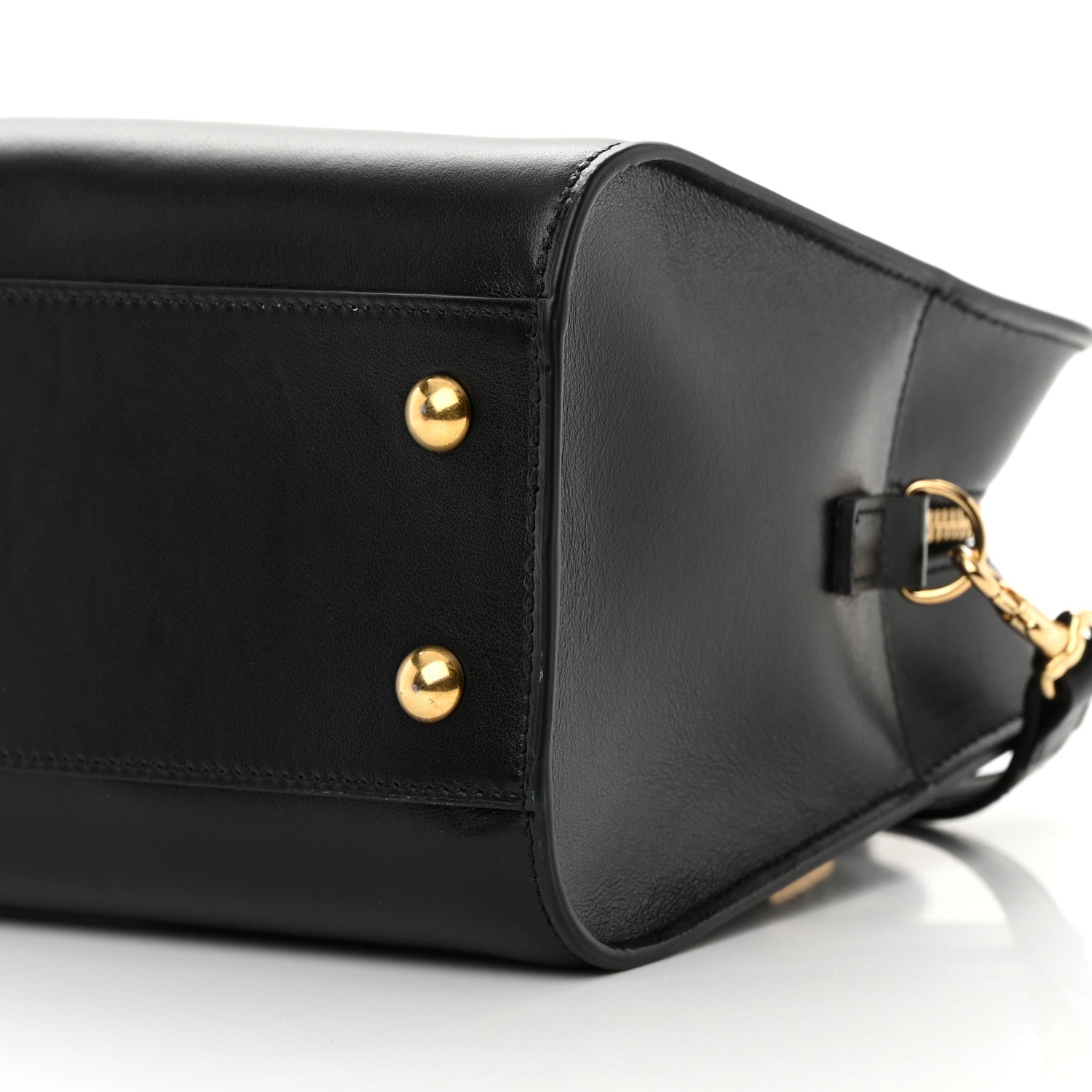 Saint Laurent Calfskin Monogram Baby Cabas Black 10 of 15