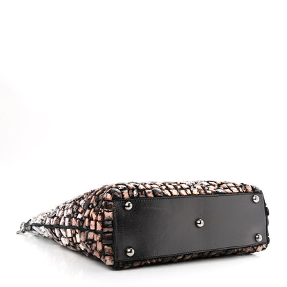 Valentino Garavani Vitello Crystal Ombre Tote Black 4 of 14