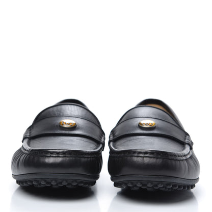 Gucci Nappa Mens Driver Loafers 8 Black 2 of 9