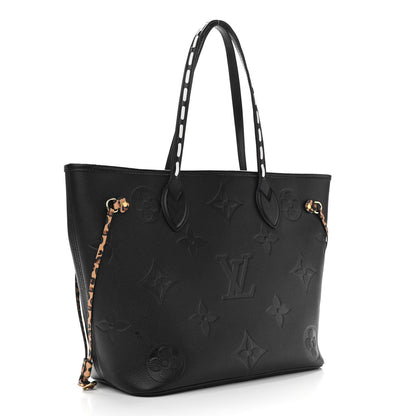 Louis Vuitton Empreinte Monogram Giant Wild At Heart Neverfull MM Black 4 of 11