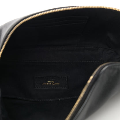 Saint Laurent Grain De Poudre Monogram Belt Bag Black 5 of 9