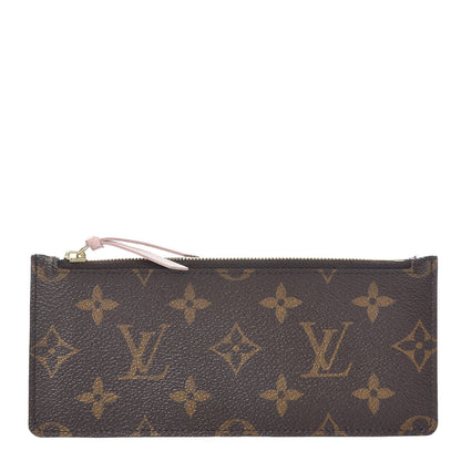 Louis Vuitton Monogram Josephine Wallet Zippered Insert Rose Ballerine 1 of 6