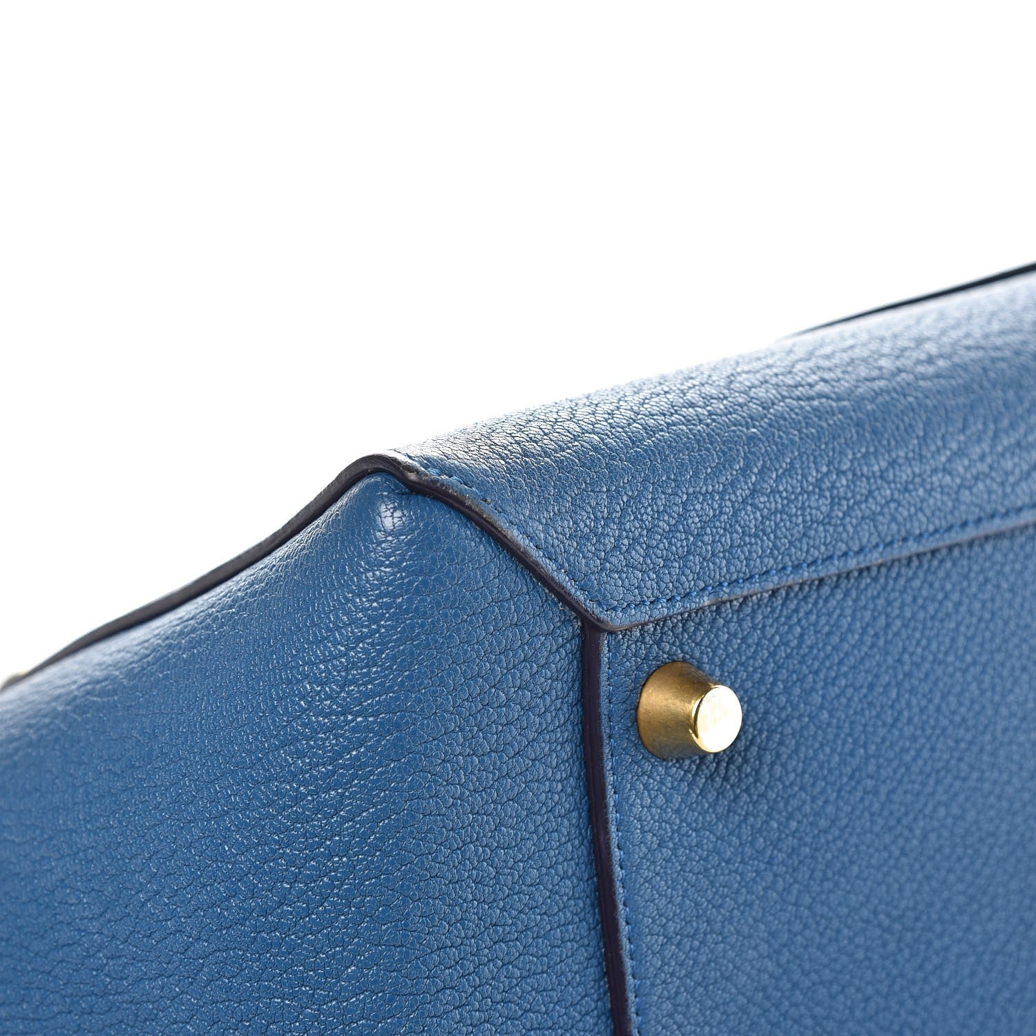 Celine Goatskin Smooth Calfskin Mini Belt Bag Sea Blue 9 of 11