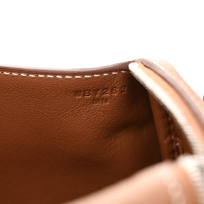 Hermes Taurillon Clemence Mini Lindy 20 Gold 7 of 11
