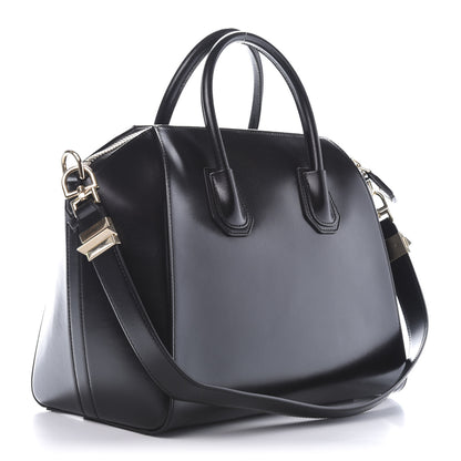 Givenchy Shiny Lord Calfskin Medium Antigona Black 3 of 10