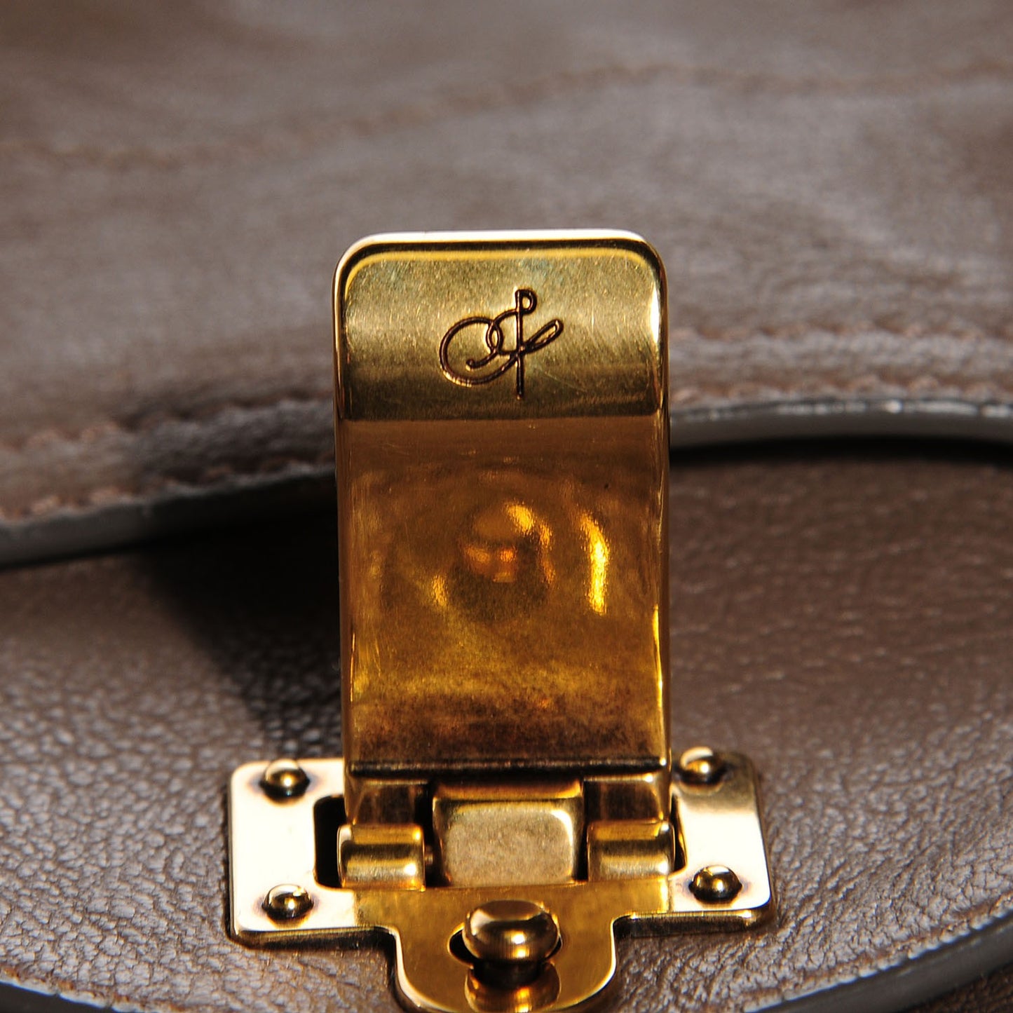 Lambskin Medium PS1 Satchel Smoke
