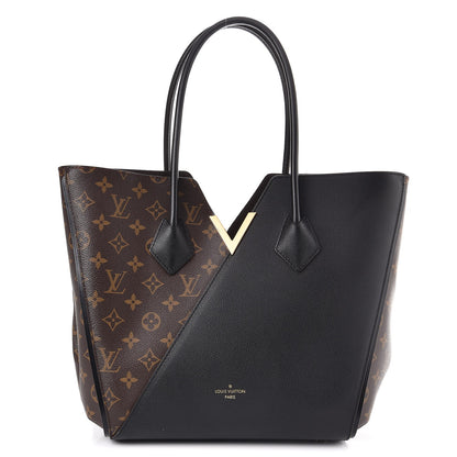 Louis Vuitton Calfskin Monogram Kimono Tote Black 1 of 9