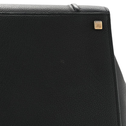 Celine Grained Calfskin Medium Phantom Luggage Black 10 of 12