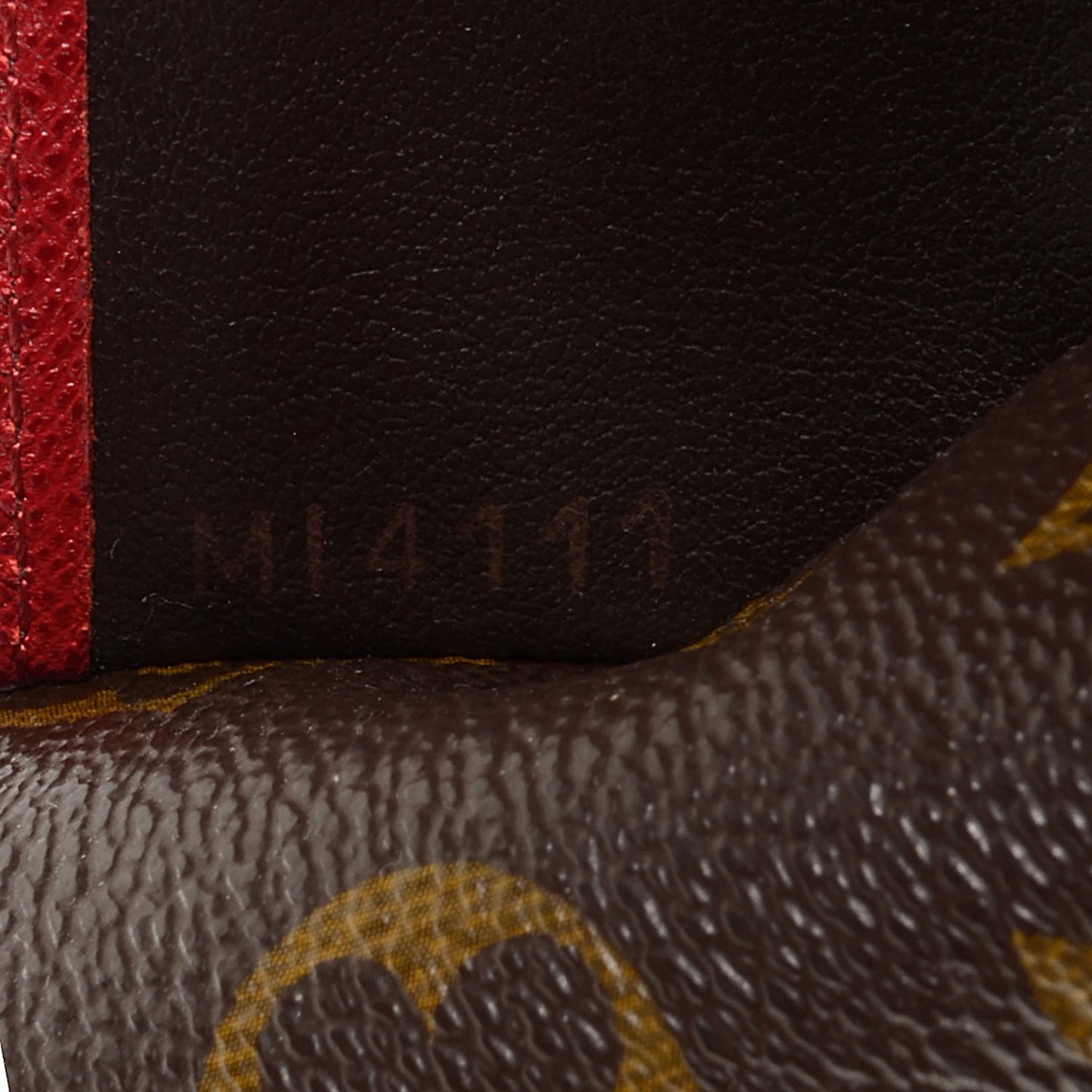 Monogram Compact Marie Wallet Rouge