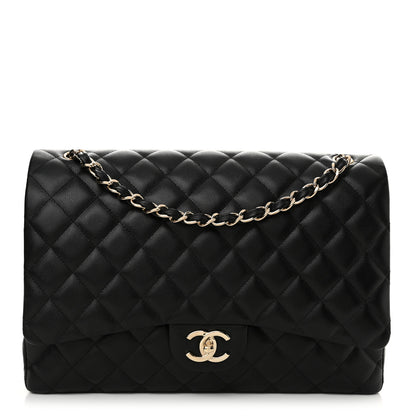 Chanel Caviar Quilted Maxi Double Flap Black 1 of 11