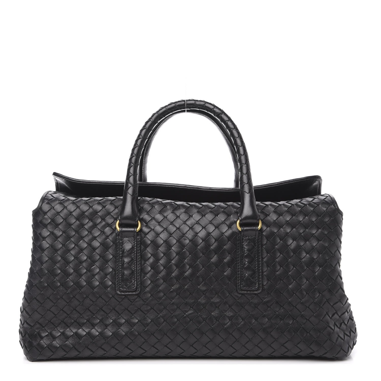 Bottega Veneta Nappa Intrecciato Convertible Duffel Black 1 of 11