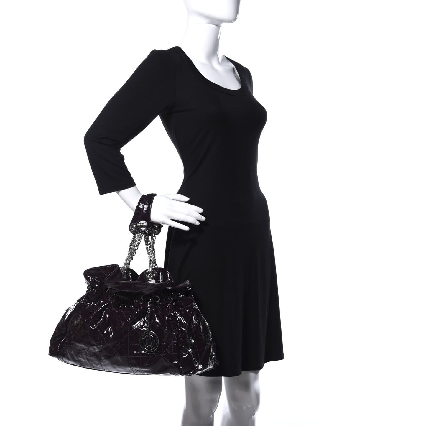 Patent Cannage Medium Le Trente Tote Purple