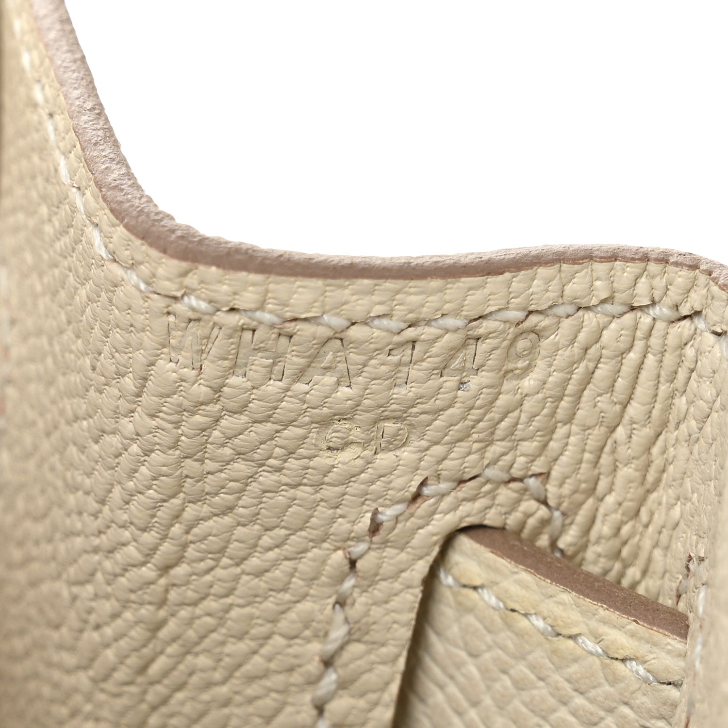 Hermes Epsom Kelly Sellier 28 Craie 7 of 13