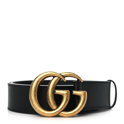 Gucci Calfskin Double G 40mm Belt 90 36 Black 1 of 7