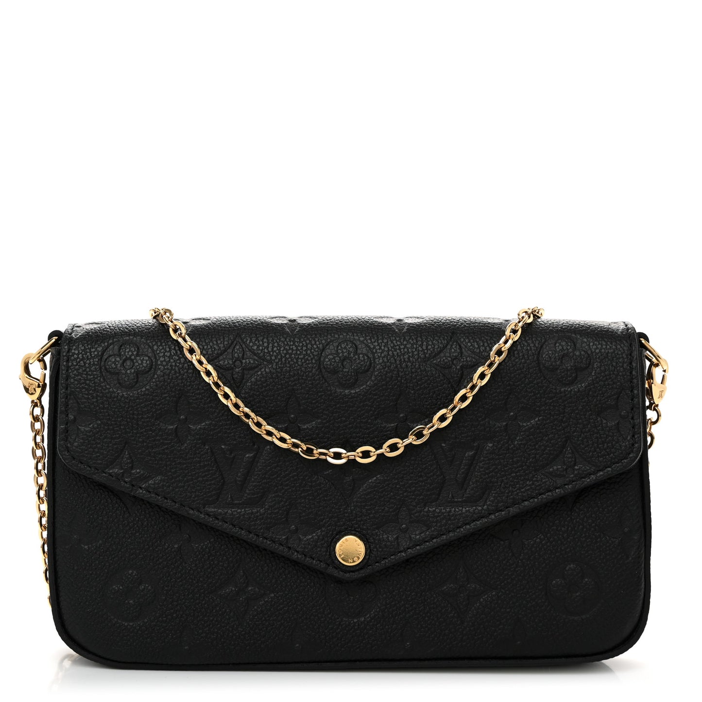 Empreinte Pochette Felicie Chain Wallet Black