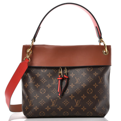 Louis Vuitton Monogram Tuileries Besace Caramel Rouge 5 of 10