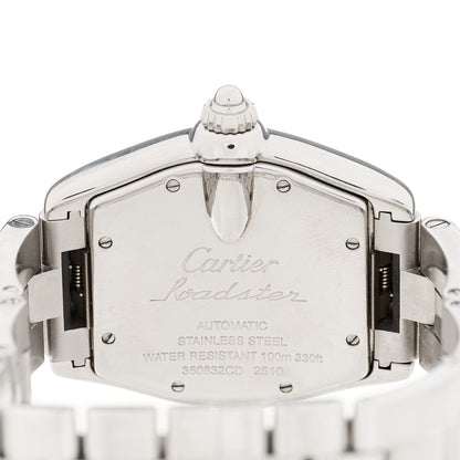 Cartier Stainless Steel 37mm Roadster Automatic Watch Black 4 of 4