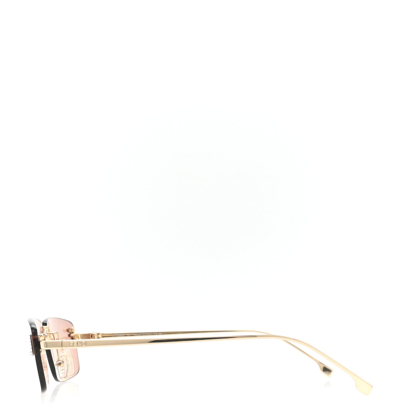 Metal Fendi First Sunglasses FE4172US  Gold Brown