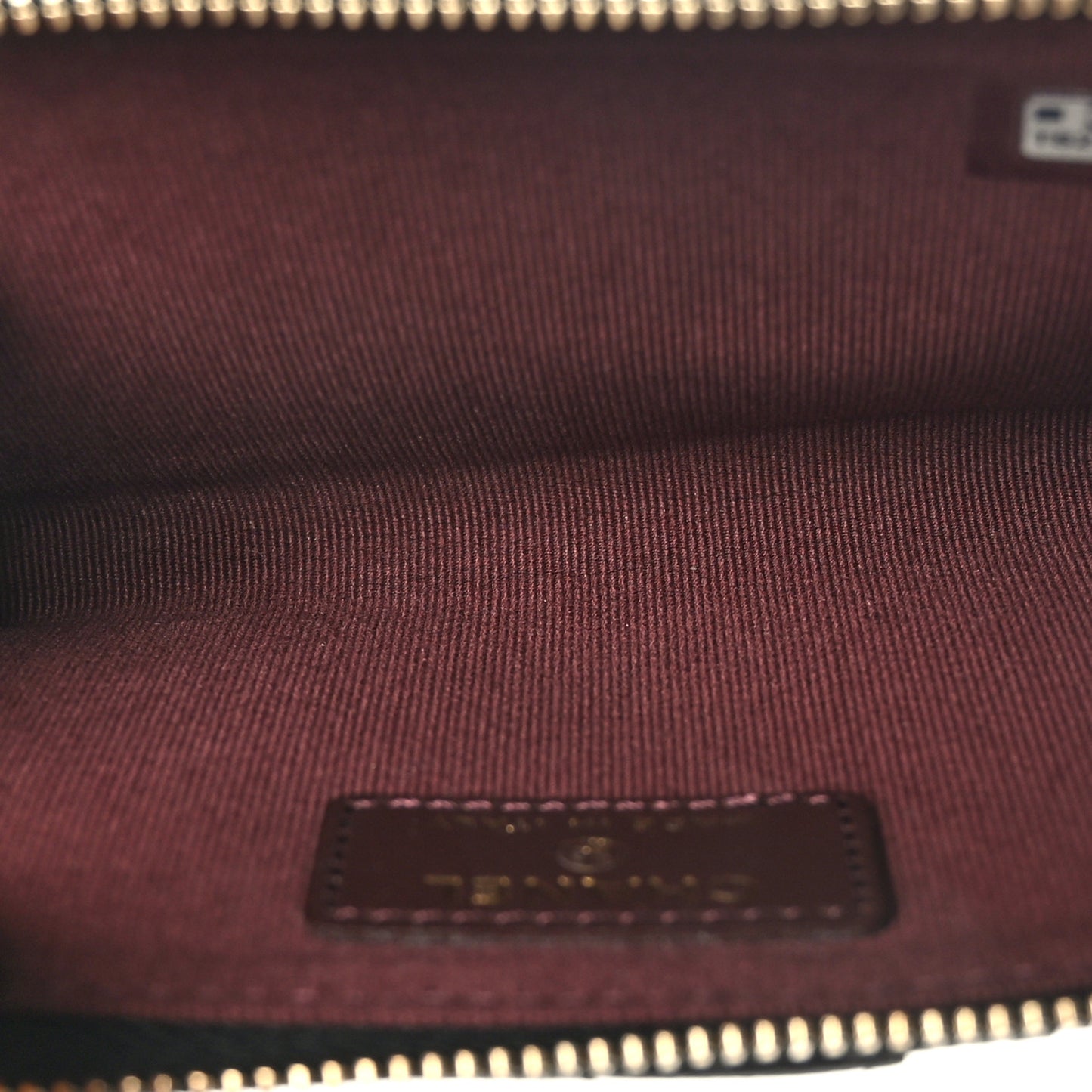 Caviar Quilted CC Zip Around Card Holder Black