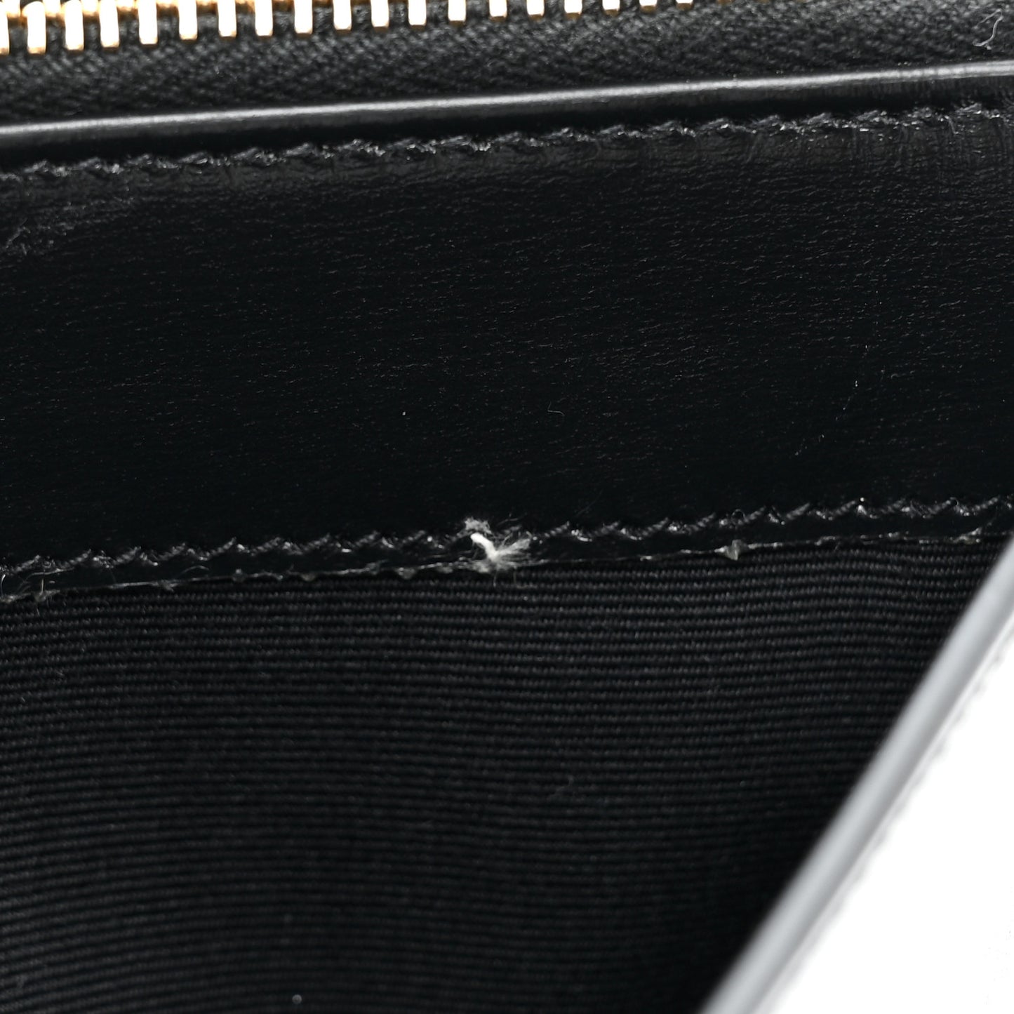 Smooth Calfskin Monogram Bill Pouch Black