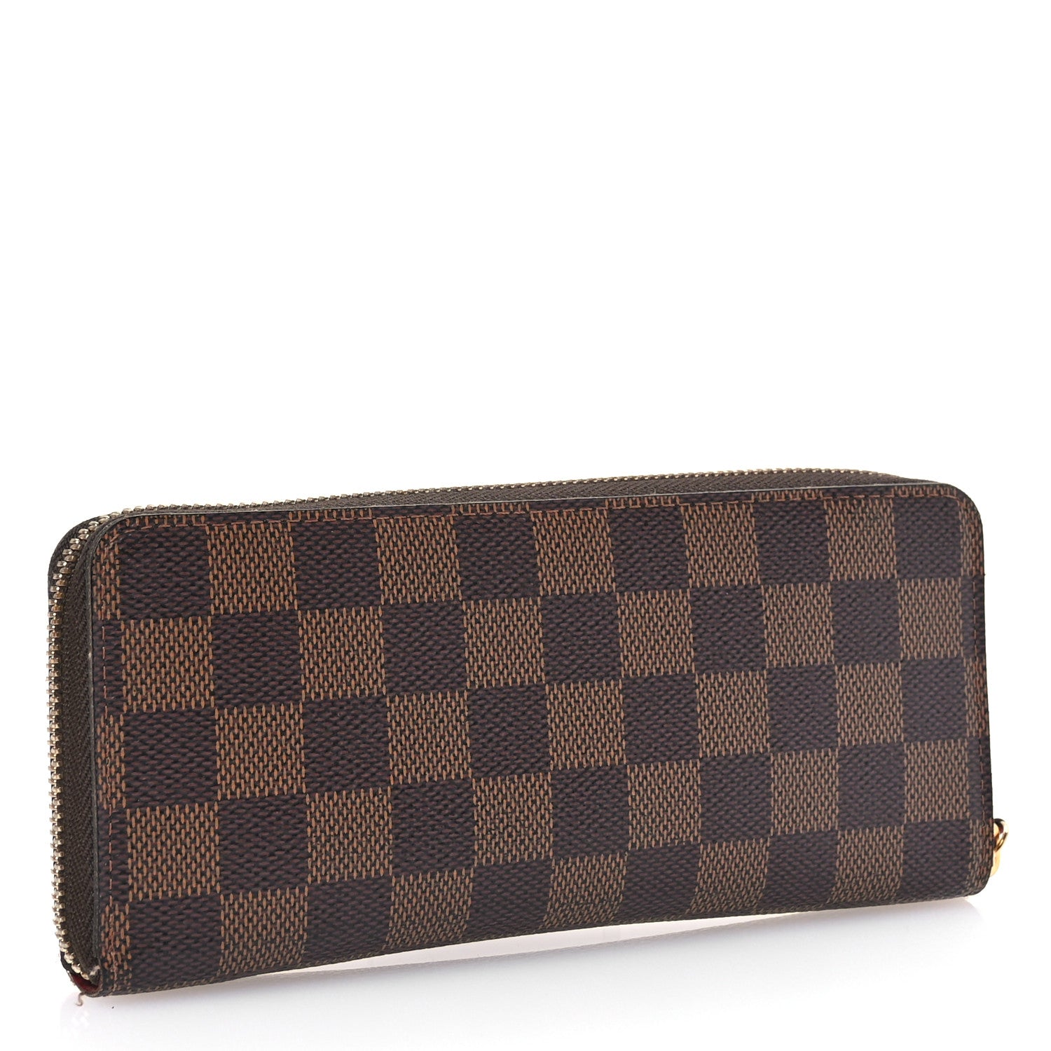 Louis Vuitton Damier Ebene Clemence Wallet Cherry 3 of 8