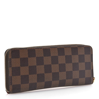 Louis Vuitton Damier Ebene Clemence Wallet Cherry 3 of 8