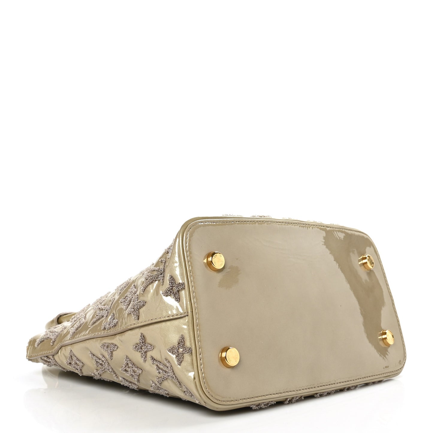 Patent Lambskin Fascination Lockit Gris
