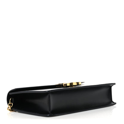 Celine Shiny Calfskin Triomphe Margo Wallet on Chain Black 4 of 10