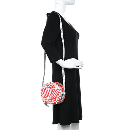 Louis Vuitton Monogram Giant Crafty Boite Chapeau Souple PM Rouge Rose Creme 2 of 11