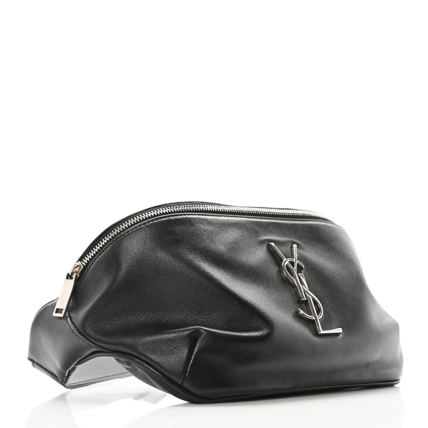 Lambskin Monogram Belt Bag Black