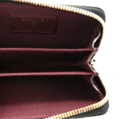 Chanel Caviar Quilted Zip Coin Purse Black 5 of 8