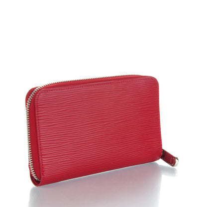 Louis Vuitton Epi Compact Zippy Wallet Carmine 3 of 7