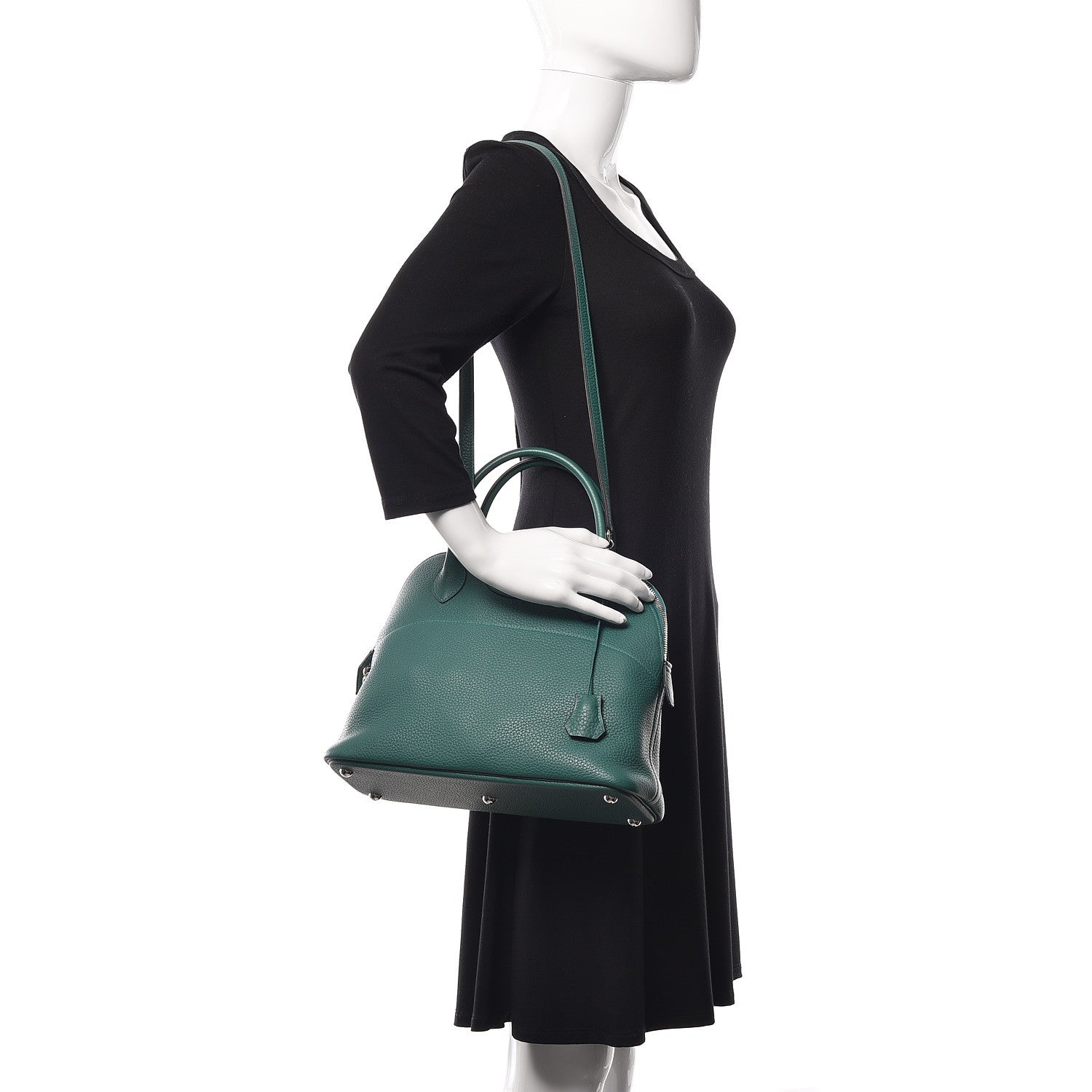 Hermes Taurillon Clemence Bolide 31 Malachite 2 of 9