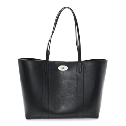 Mulberry High Shine Grain Bayswater Tote Black 1 of 11