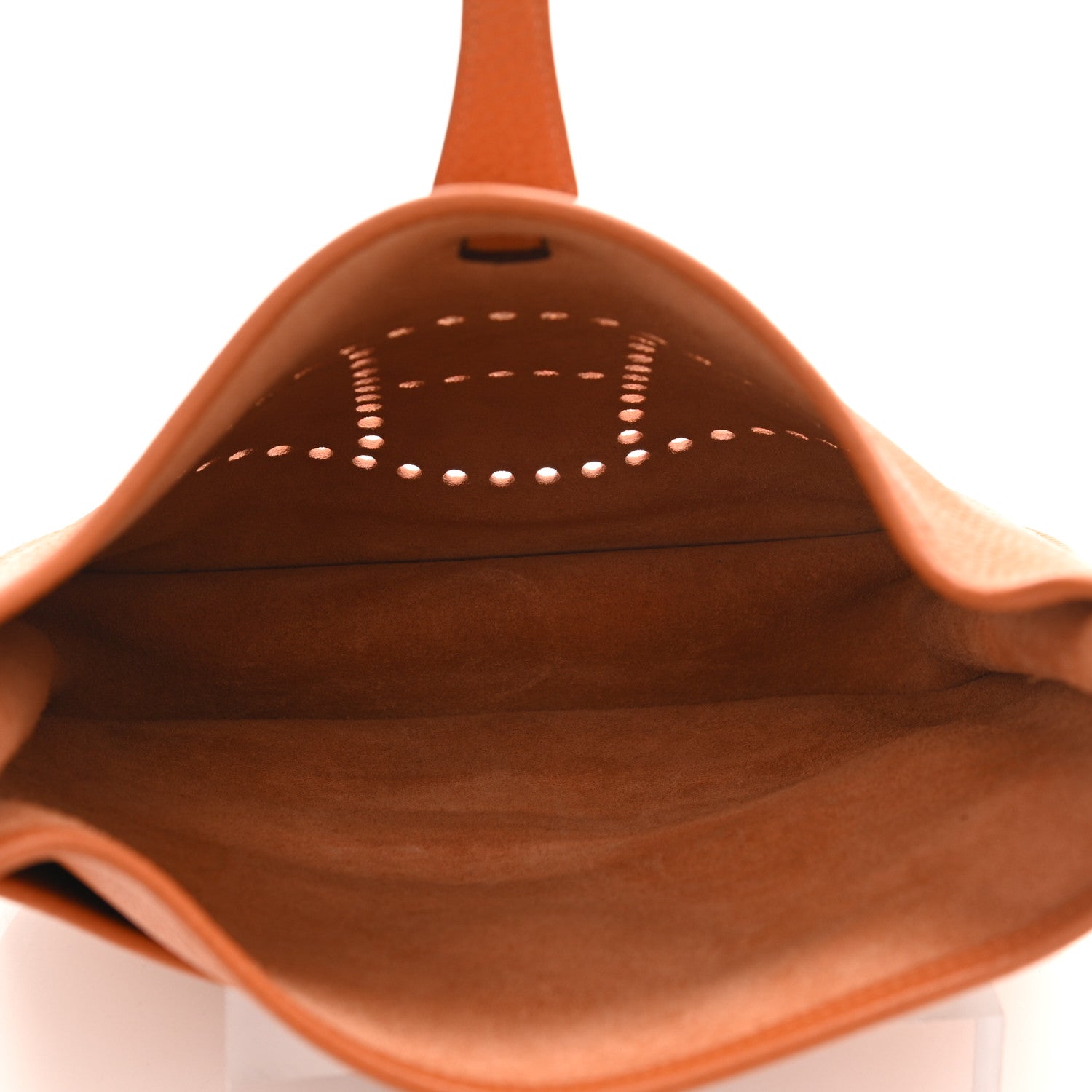 Hermes Taurillon Clemence Evelyne II PM Potiron 4 of 10
