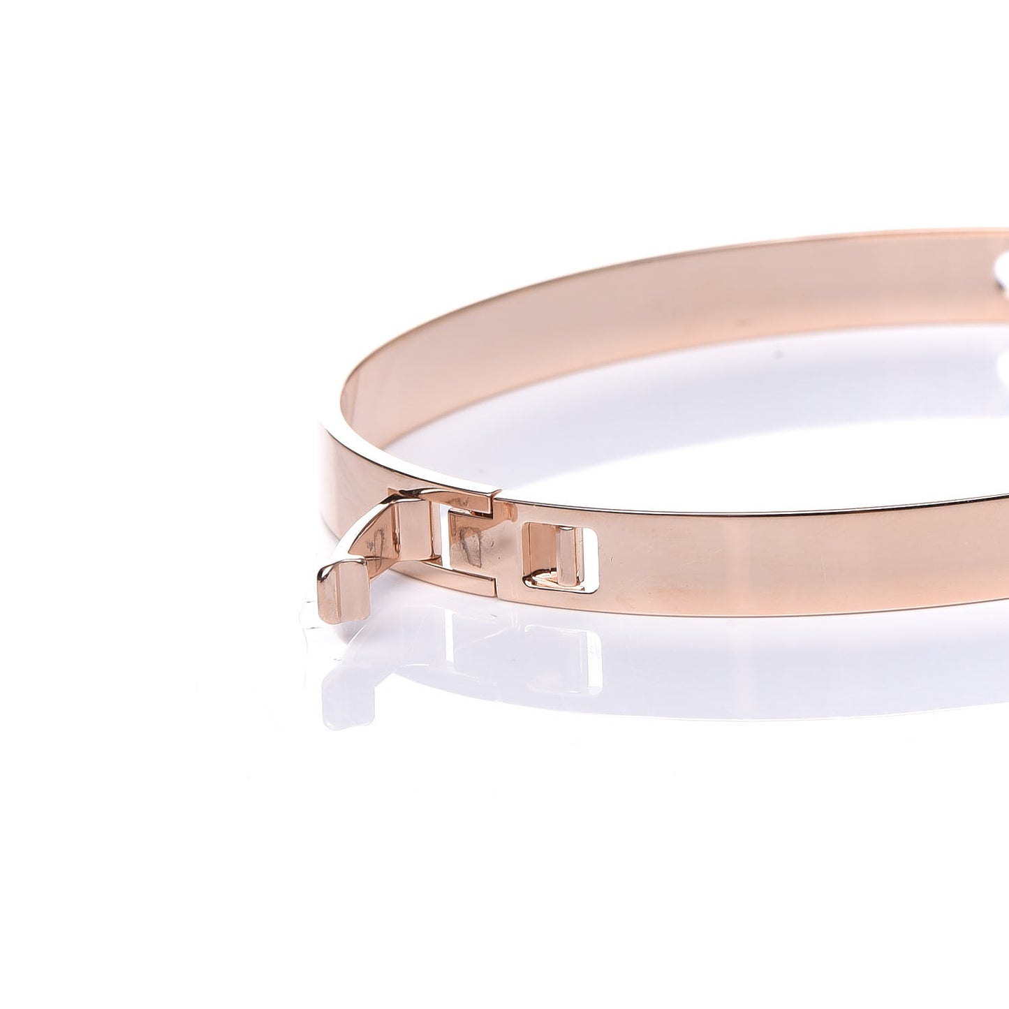 18K Rose Gold Diamond PM H D'Ancre Bracelet SH