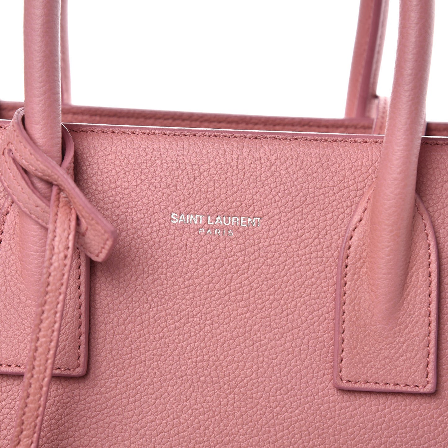Grained Calfskin Baby Sac De Jour Dark Rose