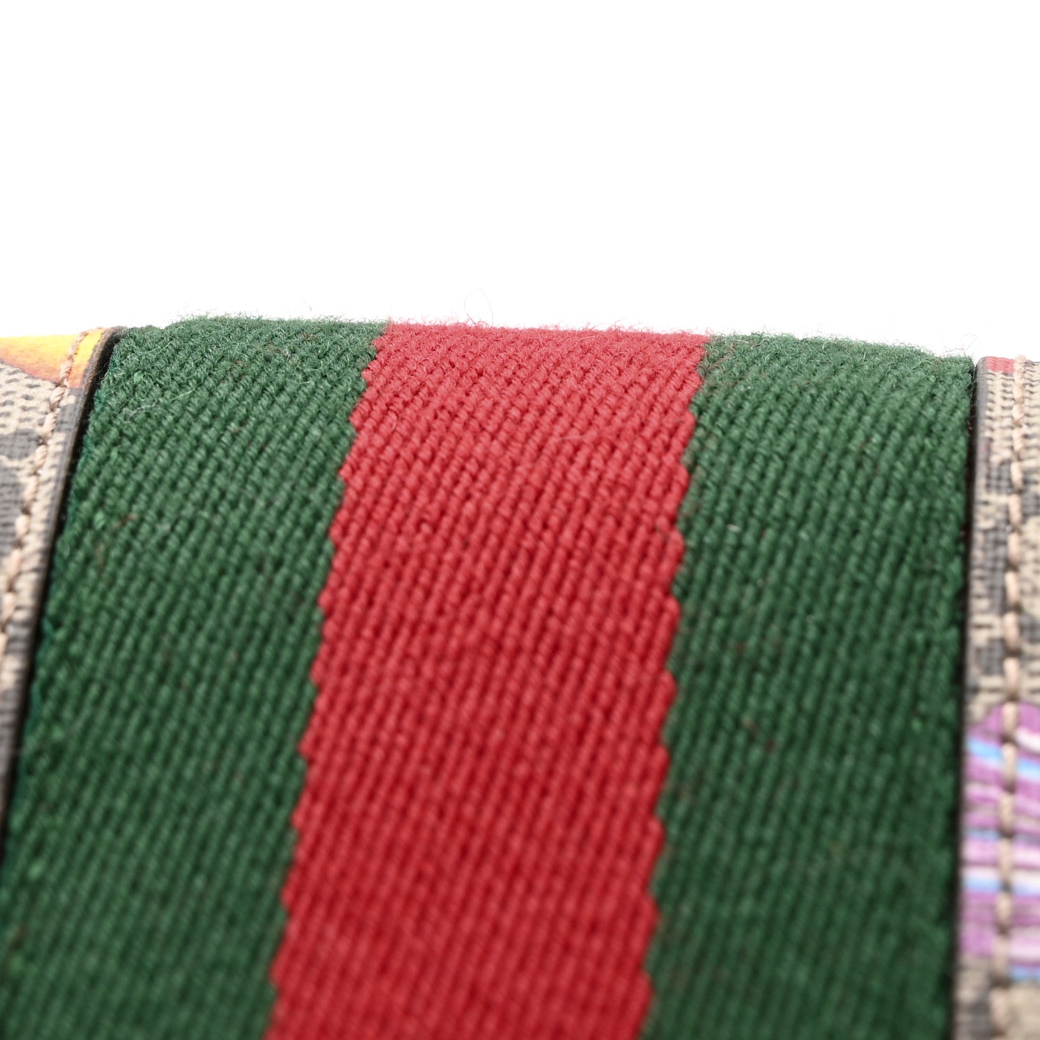 Gucci GG Supreme Monogram Flora Web Small Ophidia Tote Bag Red 11 of 11