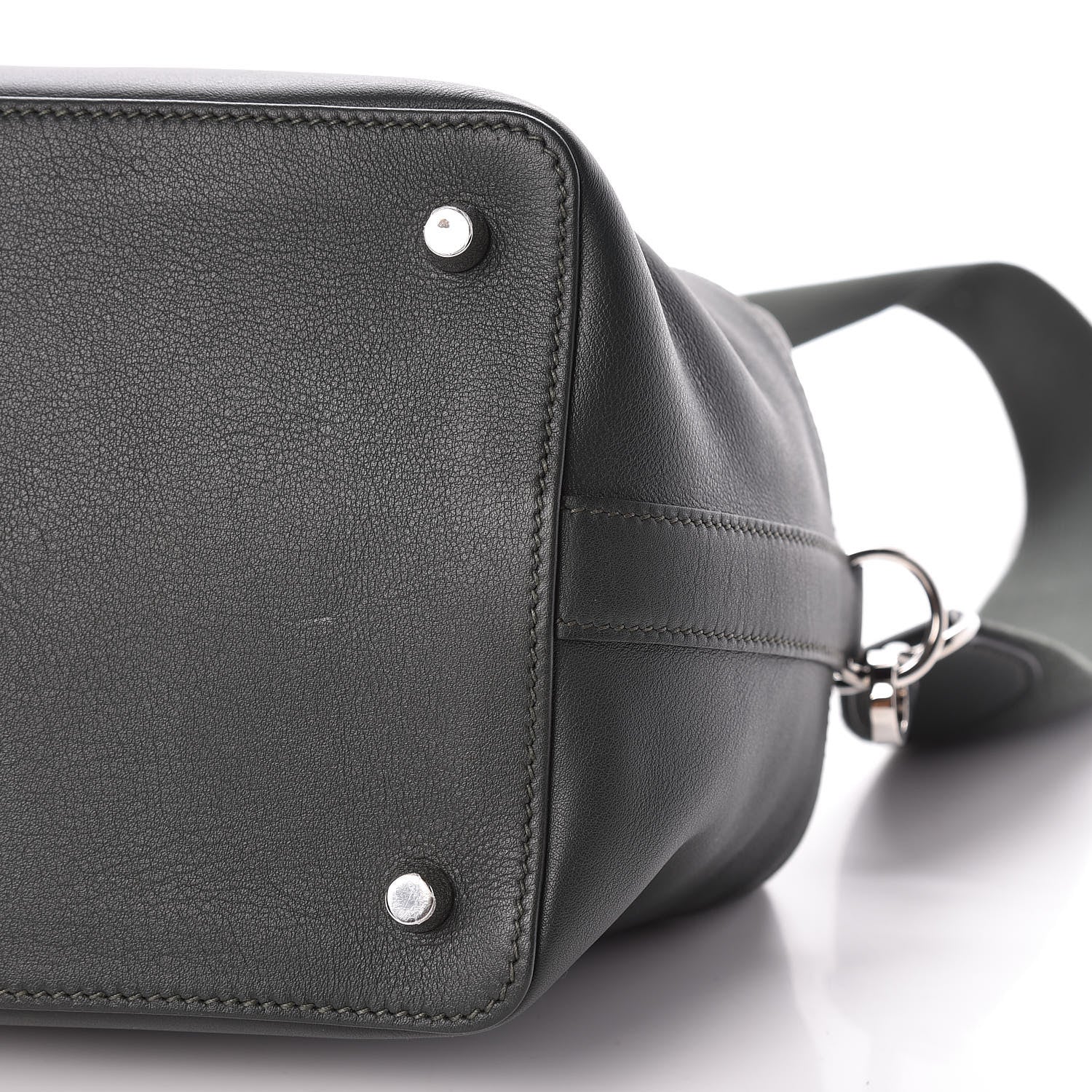 Hermes Swift Bi-Color Toolbox 20 Vert Fonce Menthe 10 of 10